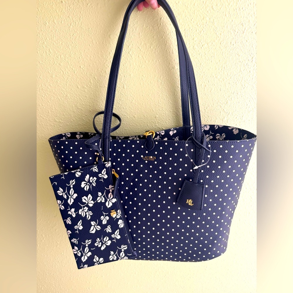 Ralph Lauren Reversible Tote Bag NWOT
